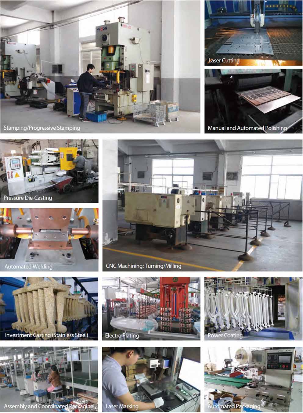 Manufacturing - - 2 manufacturing capability - door hardware factory